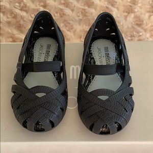Mini Melissa Jean + Jason Wu Black Mary Jane